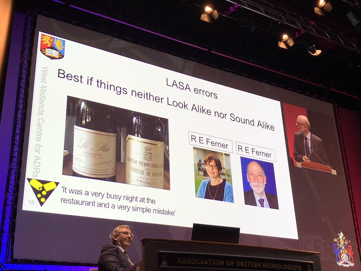 abnconf's tweet photo. Prof Robin Ferner “Harm from Medicines” 
Practical Neurology lecture #abnEdinburgh https://t.co/cazAdt0KZG