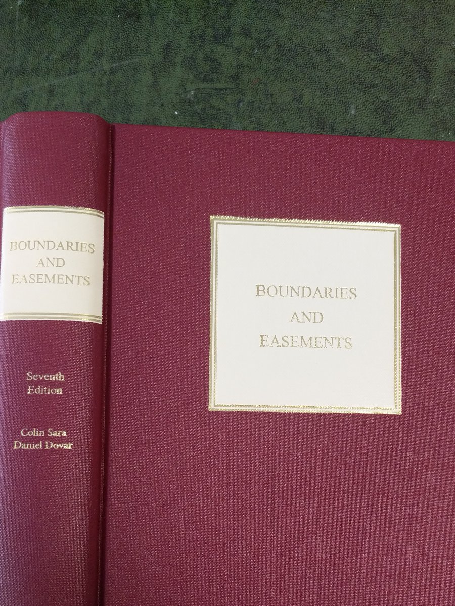 Hot off the press, new edition of Boundaries and Easements for all your serious neighbour issues. 
tinyurl.com/y5fmua3k