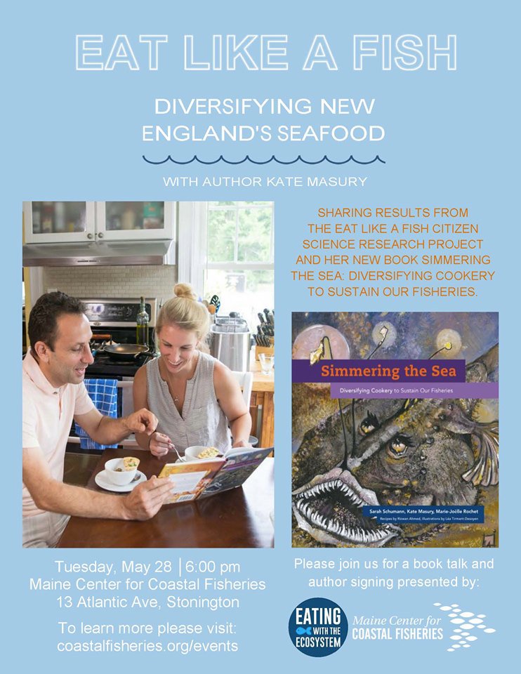 mccfisheries's tweet image. Tune in to @WABI_TV5 THIS morning at 6:15 as Paul Anderson, MCCF's Executive Director talks about an upcoming event with our friends at @EatingEcosystem and other fisheries related-efforts MCCF is working on. #EatLikeAFish #BookTalk #SaltWaterFreshThinking