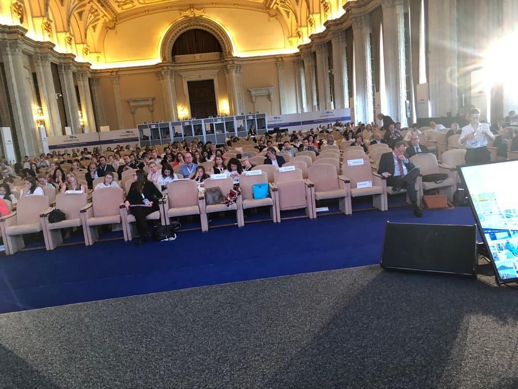 InterregFWVL's tweet photo. On this second day of #Interreg2019 in Bucharest, our dear colleague @ERICDELECOSSE has presented a 3min pitch about one of @InterregFWVL best #communication practice around #EventManagement and #SocialMedia. Thanks to him! #MP180 https://t.co/W9jLN4m9sK
