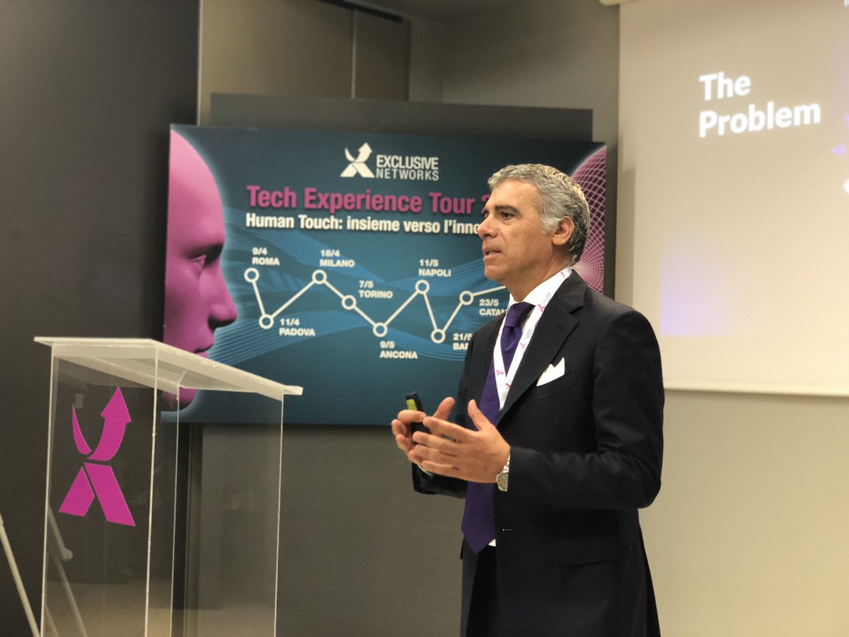 MarcoLorux's tweet photo. “#endpoint diventerà il punto nevralgico della #rete moderna al tempo del #cloud e della rivoluzione digitale” #nicolaaltavilla @SentinelOne #onstage #exnroadtour https://t.co/VqVlXEH6LE