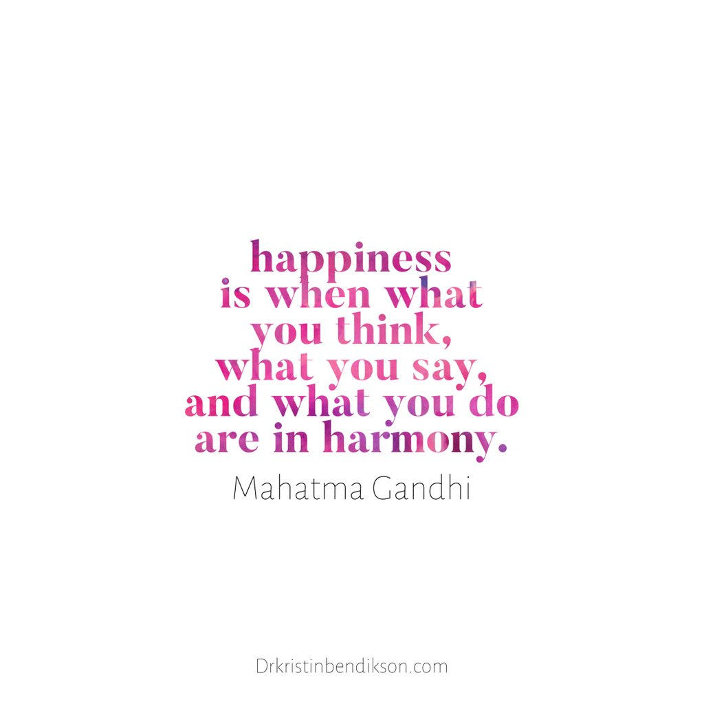Are you in harmony?  I don't think we can ever be in perfect harmony all the time in all aspects of our lives. Really, we are not striving toward perfection as perfection is elusive.  What we really need to focus on, is each day, living our lives better than we did yesterday.