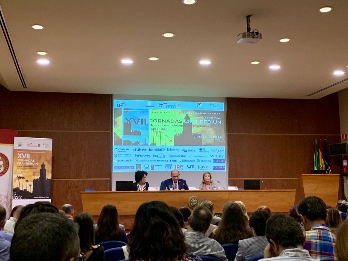 informa's tweet photo. Hoy y mañana participamos como patrocinadores en las XVII Jornadas @17CRAI en Sevilla. Una ocasión para que todas las Bibliotecas Universitarias españolas se reúnan y pongan en común estrategias de innovación para sus #CRAIS. #17rolcrai

https://t.co/V372lZL32F https://t.co/wu8AmvIgba