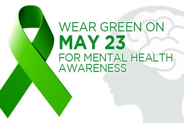pbcsd's tweet photo. Wear GREEN today for #MentalHealthAwareness 💚 Be sure to follow your school’s dress code and check with administration if you have any questions. https://t.co/01DhwAzZD1