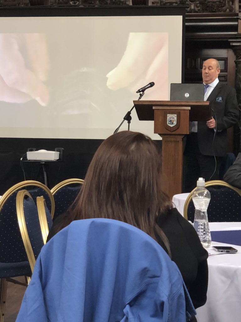FDMGroup's tweet photo. Head of #exforces Scotland Norman Yarwood introduces our ex-forces programme. He talks about how we support the transition from the forces and the passion FDM group have to mentor and support #MHFA #fdmcareers #csmms19 https://t.co/7Htj3A0uMd