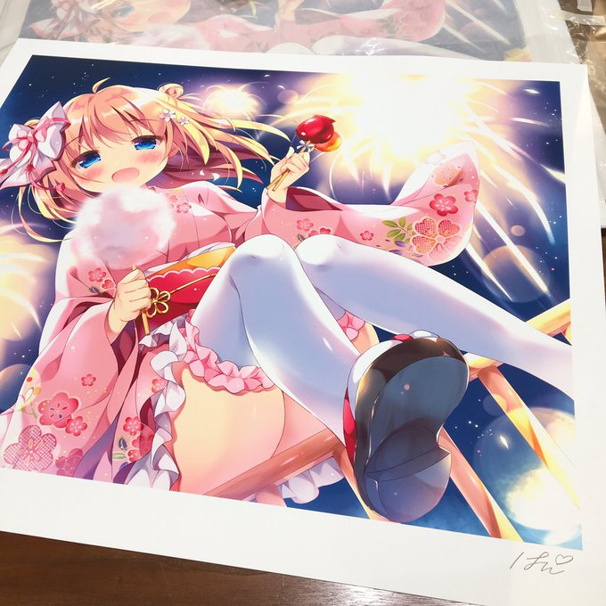 今日はサイン入れしてきました🎇💕 
