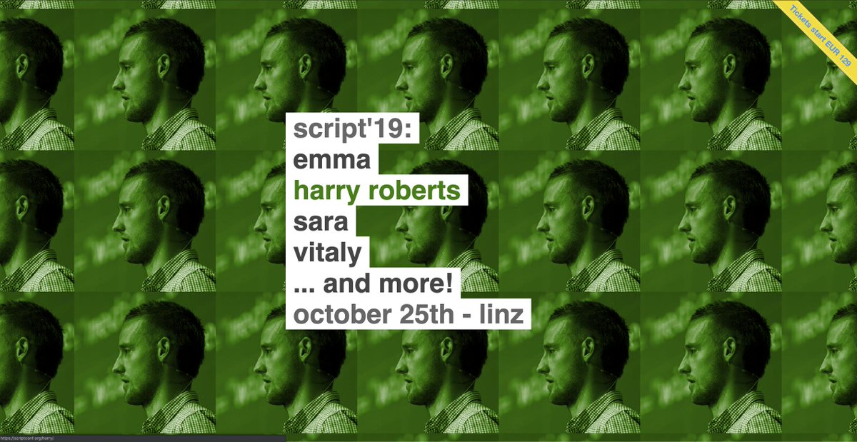 thpnk's tweet image. Feeling super nostalgic when seeing the new @scriptconf website: scriptconf.org #js #javascript #scriptconf19 #script19