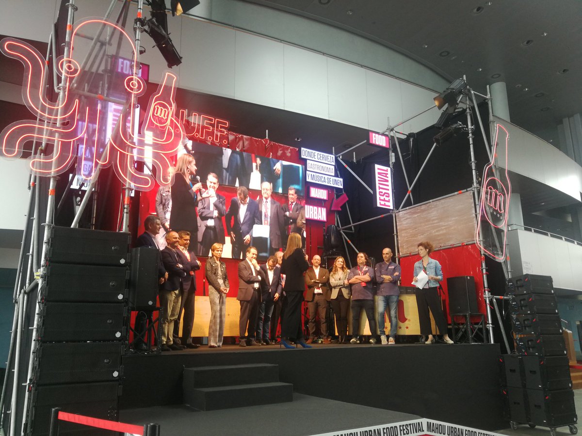 Mahou Urban Food Festival en marcha! #muffestival Del 23 al 26 en el #auditoriomardevigo, entrada libre!