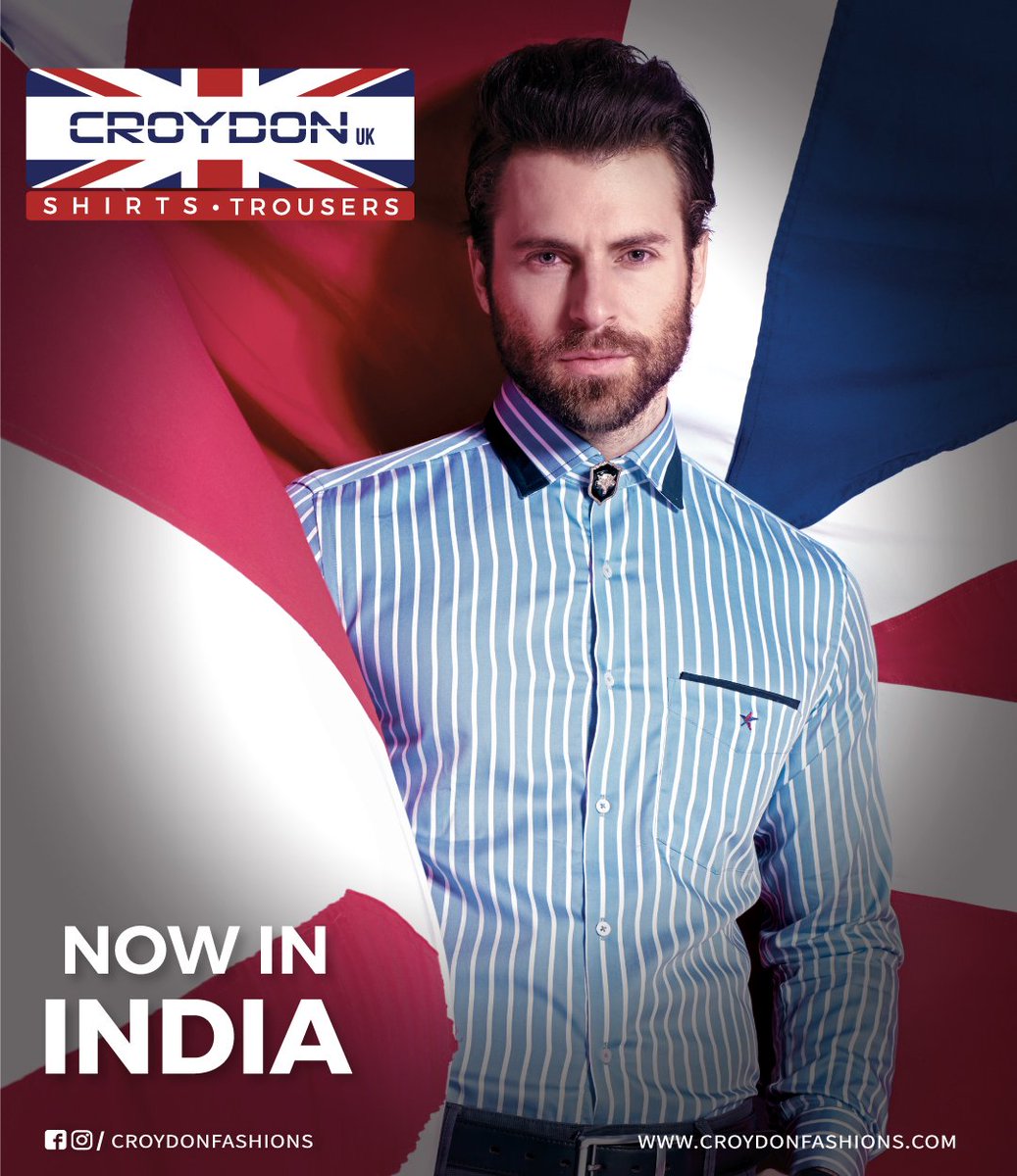 croydonfash's tweet photo. Croydon UK, Now in India!

#croydonuk #croydonfashions #smart #dressedup #mensfashion #fashion #dresswell #style #stylishlook #welldressed #dressing #smartdresscode #mensstyle #trending #fashionformen #clothing #formals #shirts #tshirts #trousers #iwearcroydon https://t.co/GK0xaAWhed