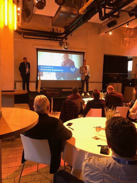 EndPointMan's tweet photo. Today I presented at the future of work event by @IDC for @VMware and @DellTech . First thing to remember: #EmployeeExperience #EmployeeFirst @WorkspaceONE https://t.co/TjADo2jdzI