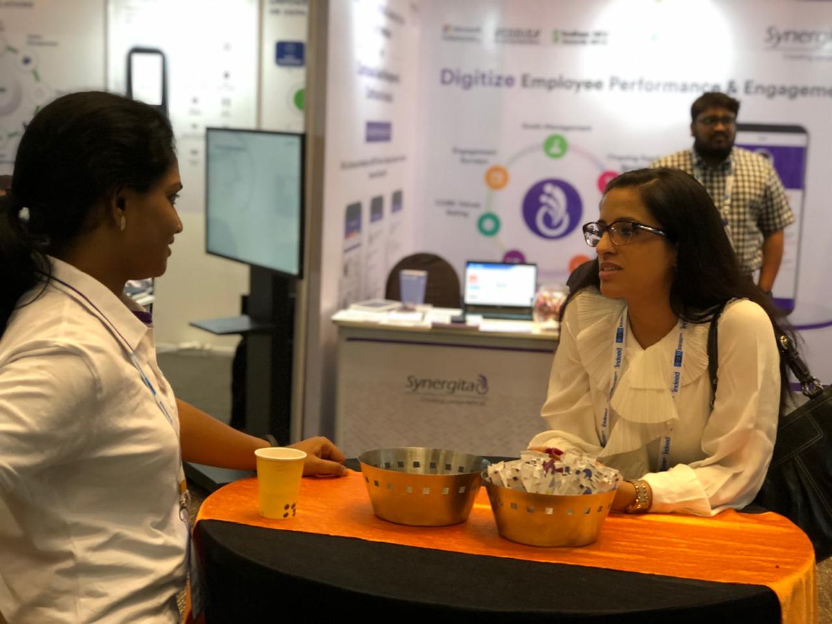 synergita's tweet photo. Post lunch sessions @SHRMindia #SHRMTech19. Visitors at Synergita booth #30
Come and meet us!
#SHRM #APAC19 #APACConference #SHRMConference https://t.co/3JcYZ6BwkY