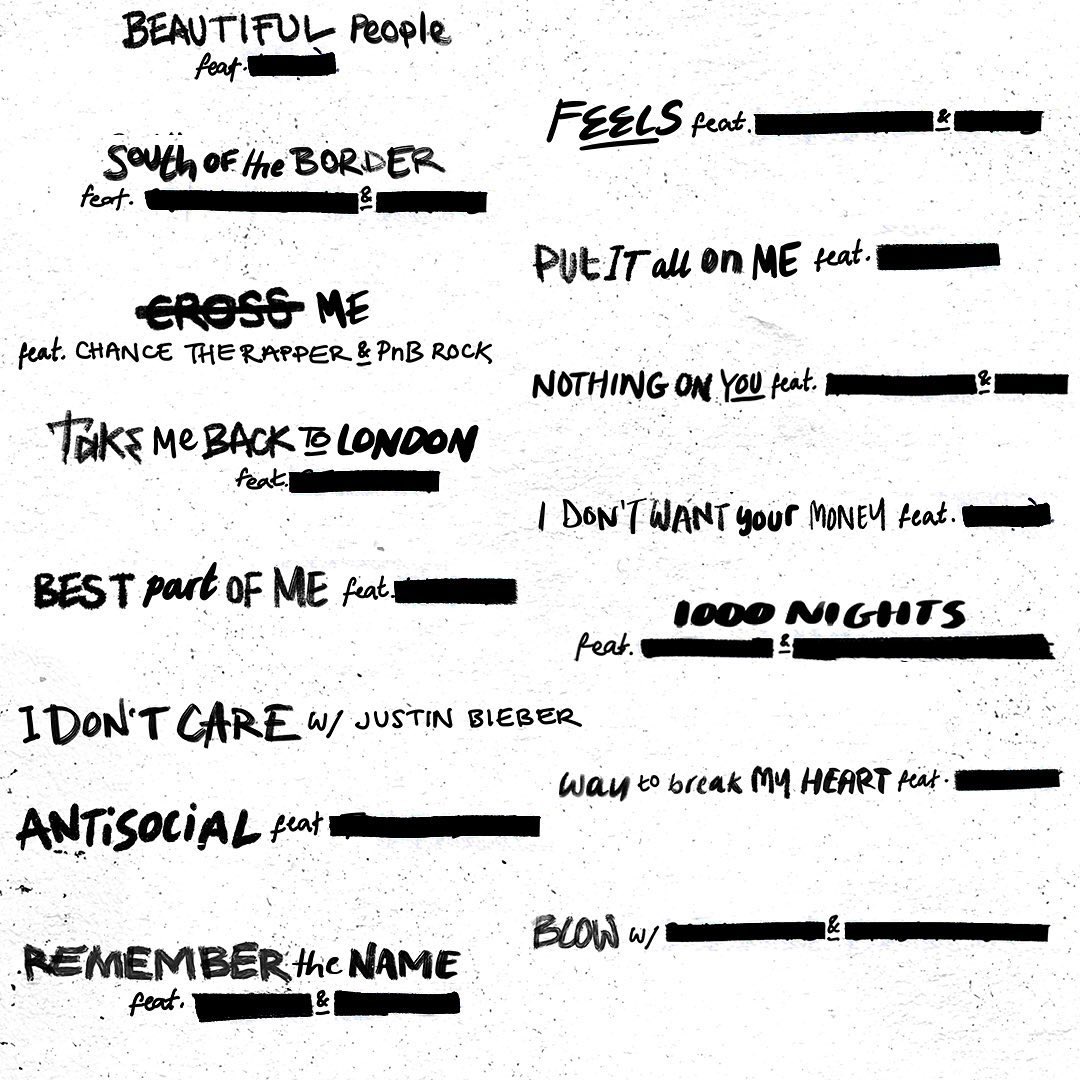 EdSheeran_EU's tweet photo. No.6 Collaborations Project will be out everywhere on 12 July. It’s available to pre-order from midnight tonight local time 🎉 https://t.co/uW5p6x4WuW