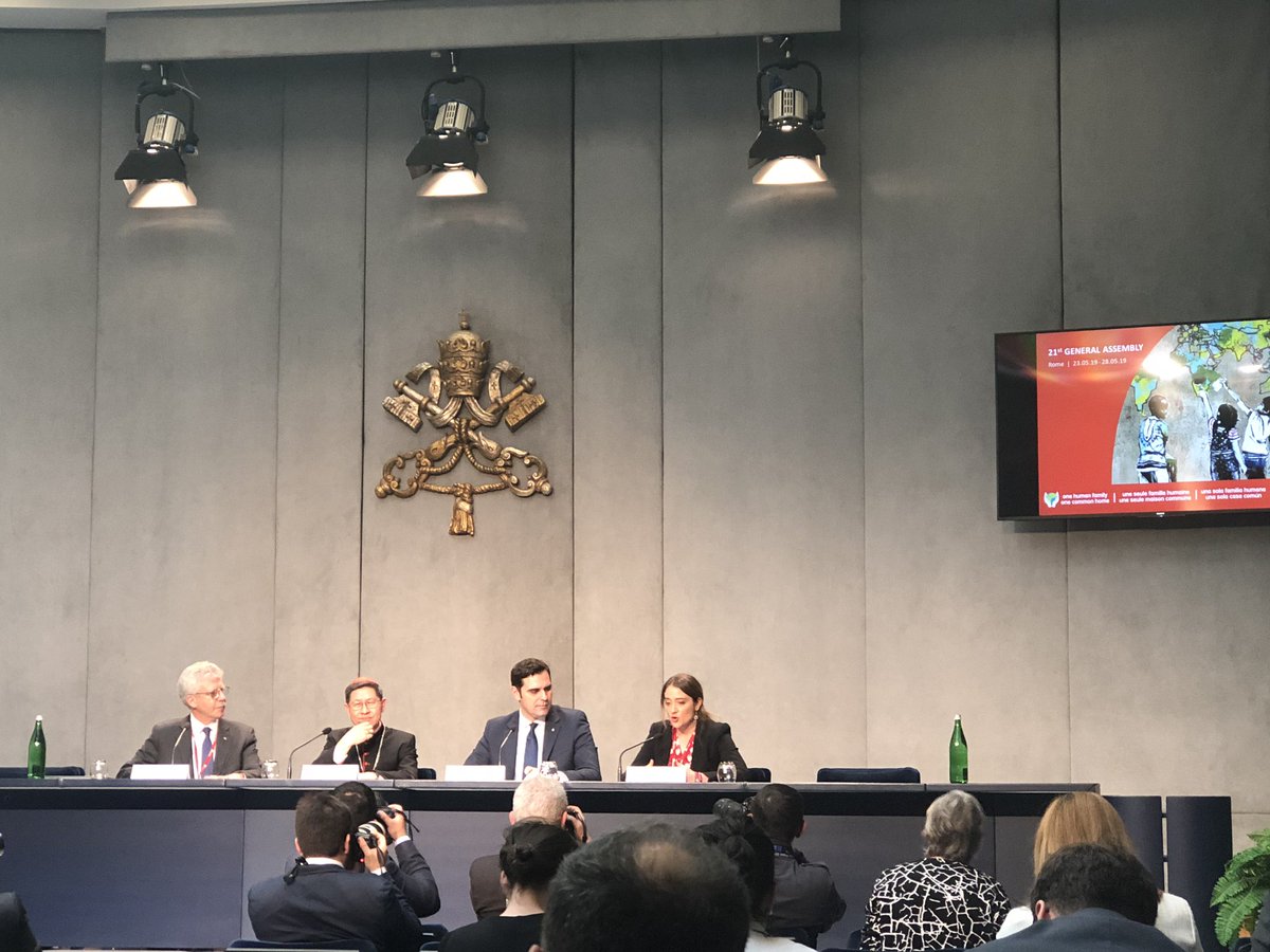 Today - Press conf <a href="/iamCARITAS/">Caritas</a> to launch the 21st general assembly, Rome 23-28 May 2019 <a href="/CardinalChito/">Cardinal Chito Tagle</a> <a href="/AGisotti/">Alessandro Gisotti</a> SG of #CaritasInternationalis #MichelRoy #MariaJoseAlexander <a href="/CaritasSomalia/">Caritas Somalia</a>  #SharetheJourney #integralhumandev #LaudatoSi