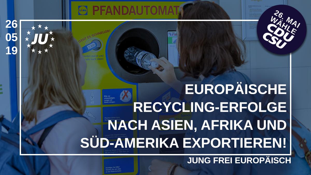 Junge_Union's tweet photo. 4x so groß wie 🇩🇪 ist allein der Plastikteppich im Nordpazifik. Deshalb fordern wir eine europaweite Strategie &amp; internationale Abkommen zur Bekämpfung von Plastikmüll in den Weltmeeren. Am 26. Mai @CDU/@CSU wählen! #JU4EU #Europawahl2019 #26MaiCDU 🇪🇺 https://t.co/ypXGmpZcGp