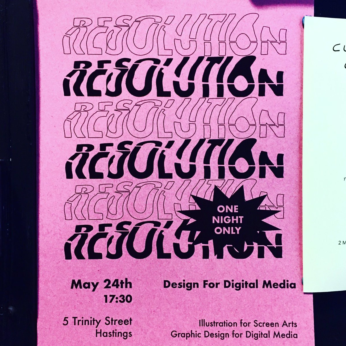 The awesome lot from BA Illustration for Screen Arts at <a href="/uniofbrighton/">University of Brighton</a> are having their degree show! Open for one night only in Hastings Friday 24th May at 5 Trinity Street, Hastings, TN34 1HG from 5.30pm onwards. Brighton show 1-9 June at the Edward Street building, Grand Parade