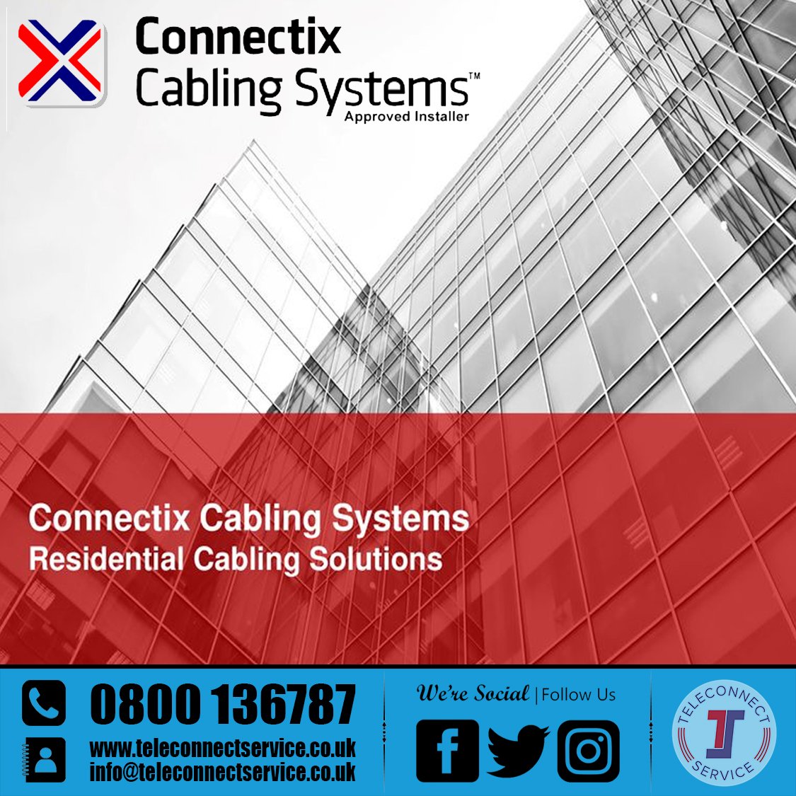 TeleconnectLtd's tweet photo. Teleconnect have been an approved installer of Connectix Cabling Systems for over ten years.
https://t.co/bOcO7qOCo0
#Teleconnect #Connectix #Telecoms #Telephony #Technology #Cabling #Cat7 #Engineers #Trunking #Data #Fibre #Business #B2B #Leeds https://t.co/oSpajKbqSy