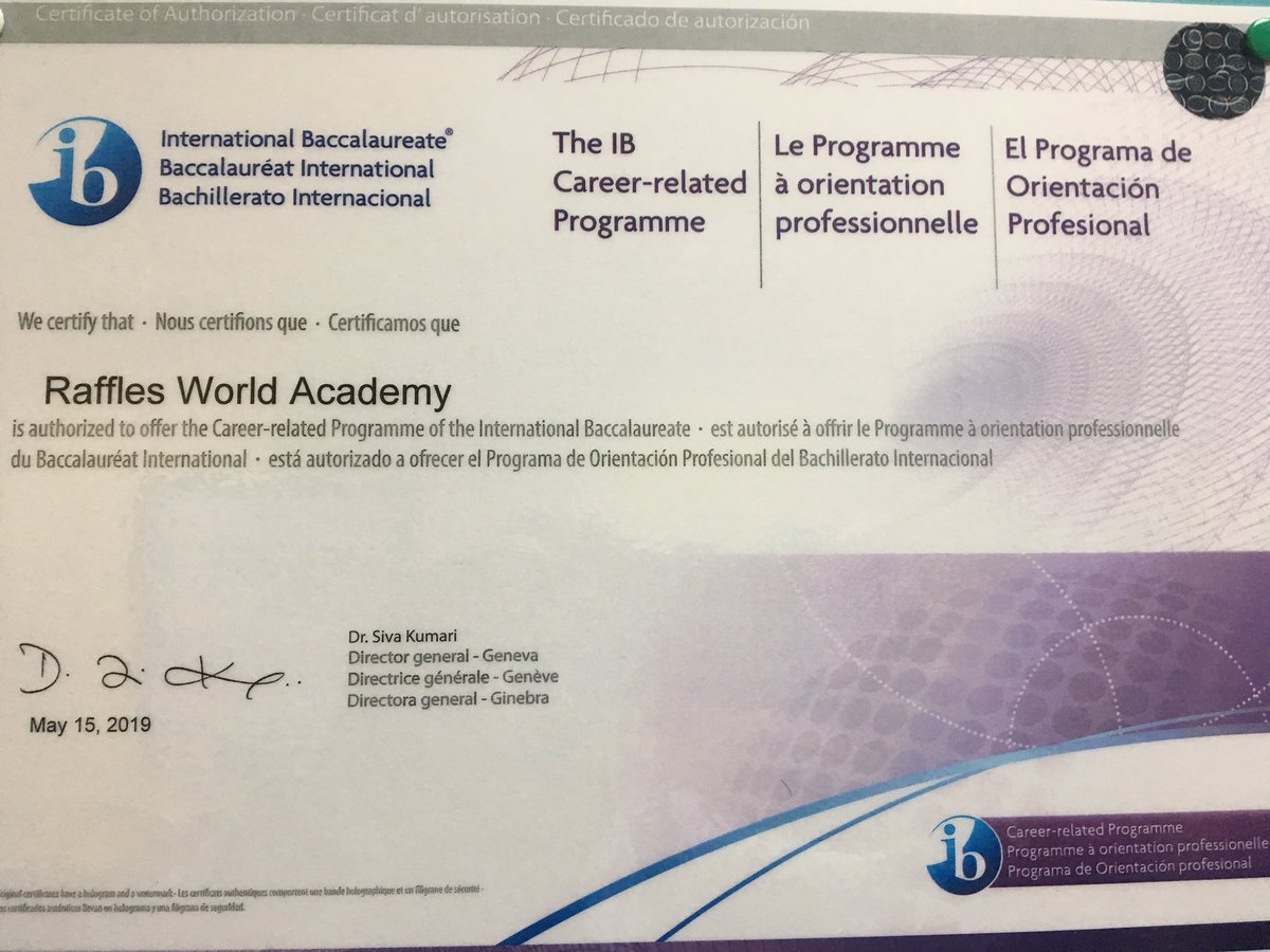 IBCP | Raffles World Academy tweet media