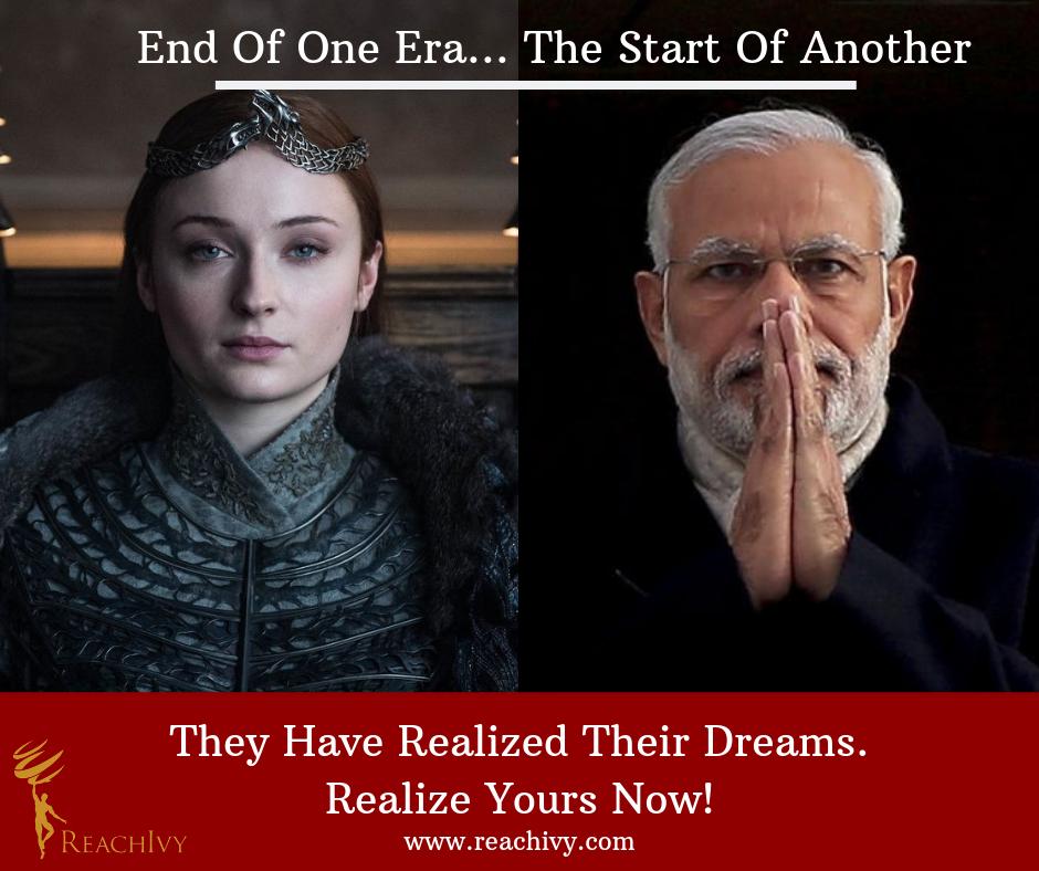 ReachIvy's tweet photo. Dream Big! #ElectionResults2019 #NarendraModi #GOT https://t.co/oeC3Guhapd