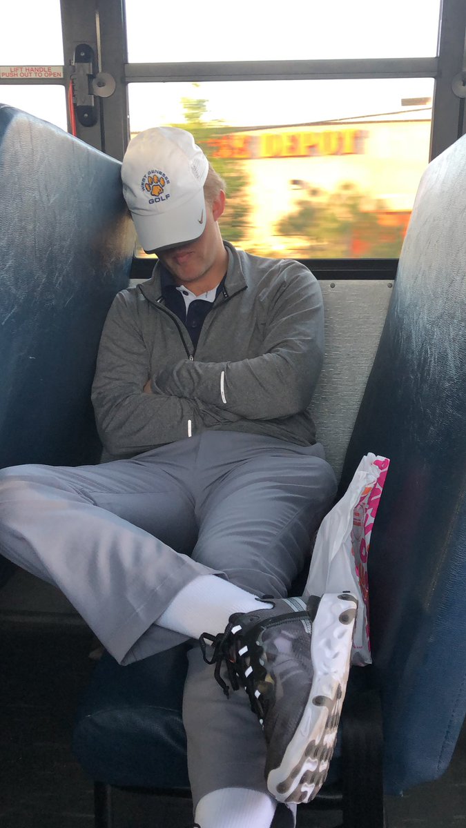WG_Golf's tweet photo. The boys are ready arriving early for state quals at seven oaks. #sectionalchamps https://t.co/L2Zo9ZiKRe