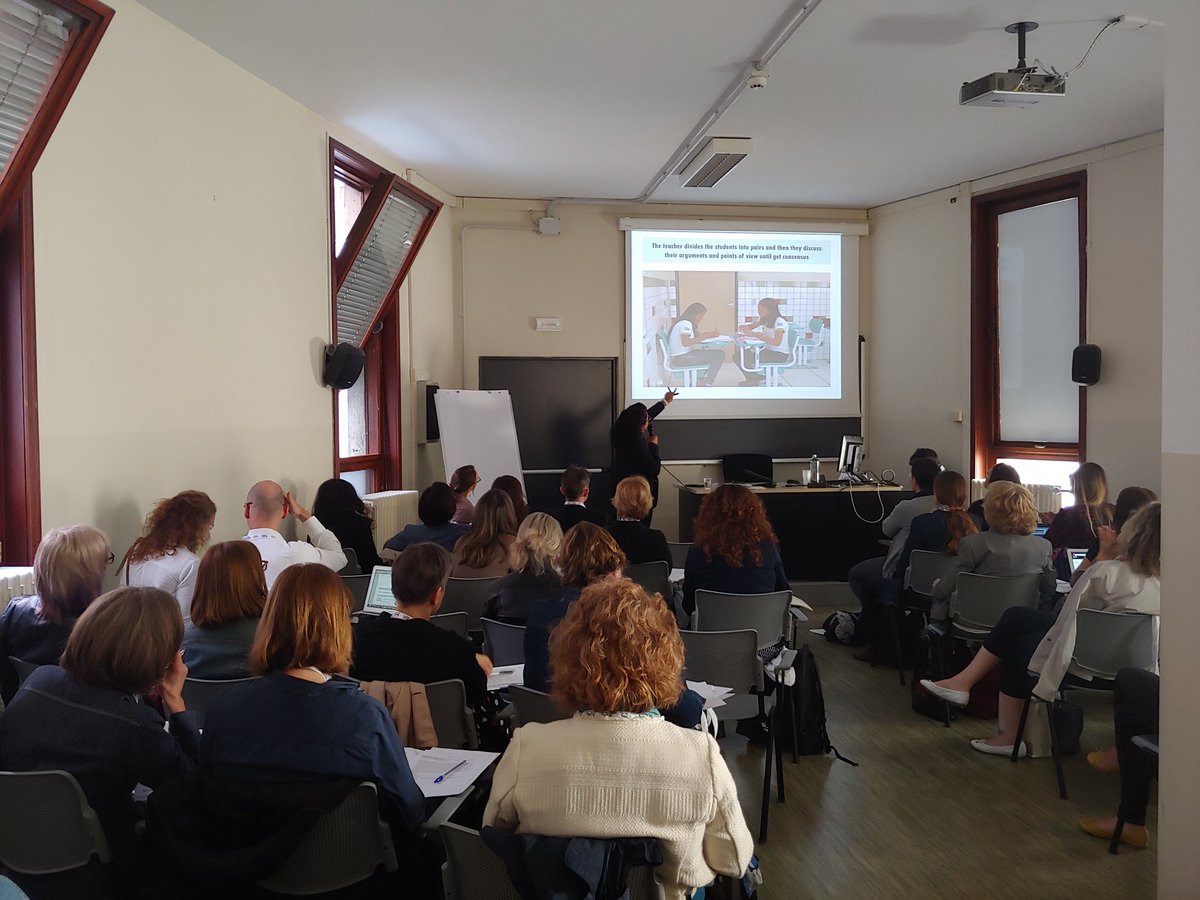 CHEI_Unicatt's tweet photo. Great ideas for using cellphones to encourage critical thinking and student agency in the language classroom at the #CALLmi International Symposium @Unicatt in Milan! https://t.co/KYD35URZ1q @MALL_SiG_EC @Unicatt
#VLE #CALL #MALL #EUROCALL https://t.co/TIvVzdOdc1 https://t.co/b8r2DHBBsC