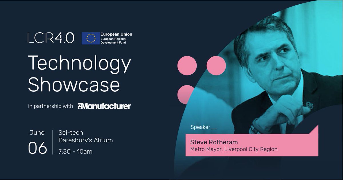 weareLCR4's tweet image. Steve Rotheram, #Liverpool @MetroMayorSteve will be opening the #LCR4TechShowcase next month where we celebrate the impact of LCR 4.0 and look to the future for additional SME support and funding opportunities... 
bit.ly/2H9phER