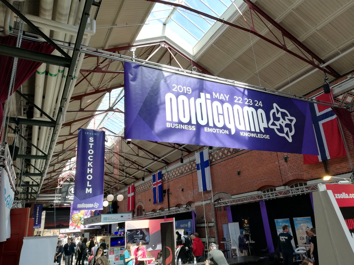 We are at #NordicGame this week, talking about #Voiceful with game studios and developers.