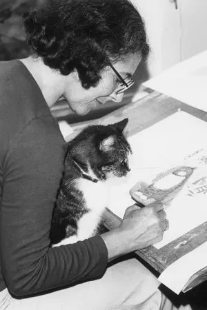 womensart1's tweet photo. RIP #JudithKerr (1923-2019) UK writer and illustrator who created the 'Mog' series and 'The Tiger Who Came to Tea', also acclaimed novels such as the semi-autobiographical 'When Hitler Stole Pink Rabbit' inspired by her own family's escape from Nazi Germany #womensart https://t.co/CbceUklYTF