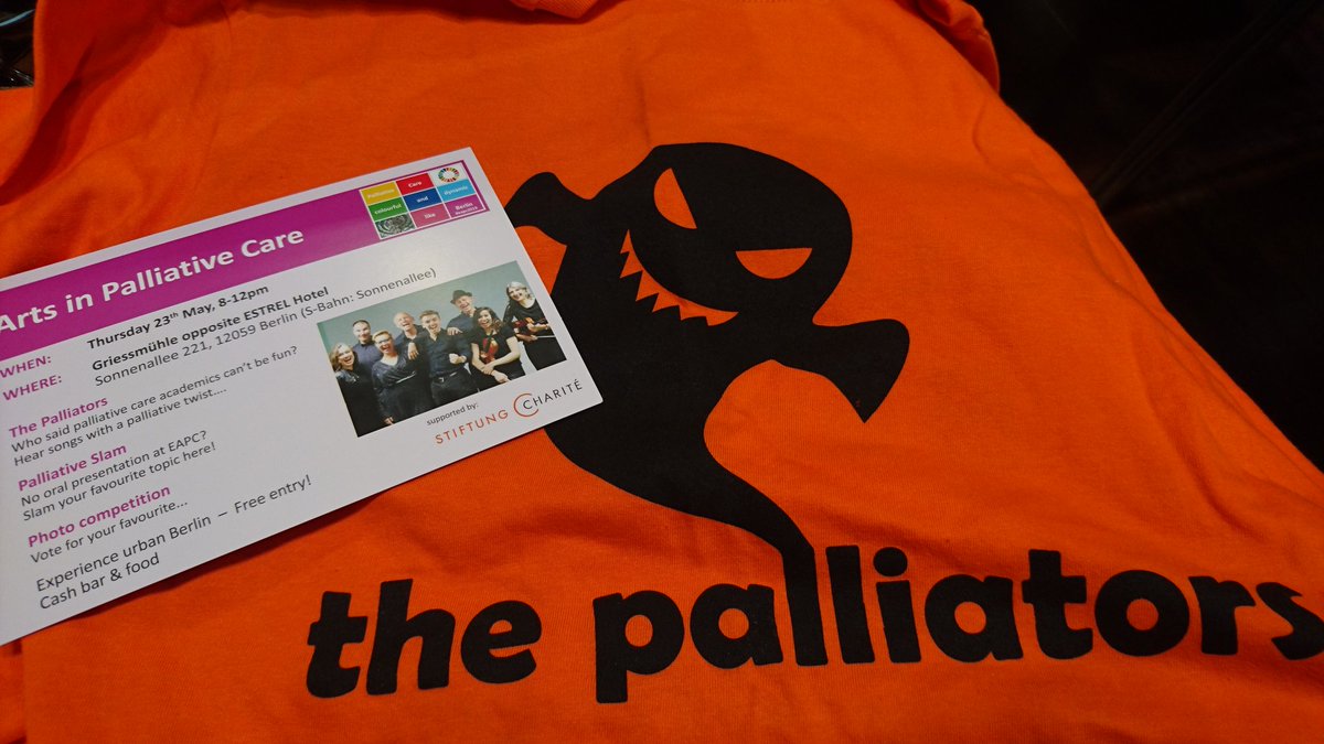 Het hoogtepunt van #EAPC2019 is vanavond al. The Palliators, Palliative Slam én de uitslag van de fotowedstrijd staan op het programma.