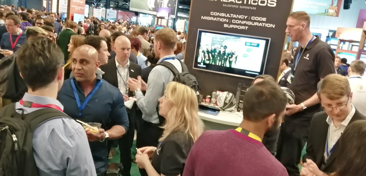 CloudGalacticos's tweet photo. #salesforcetour London in full swing. Don't forget to come and visit our stand! https://t.co/UoWhZB9Qra