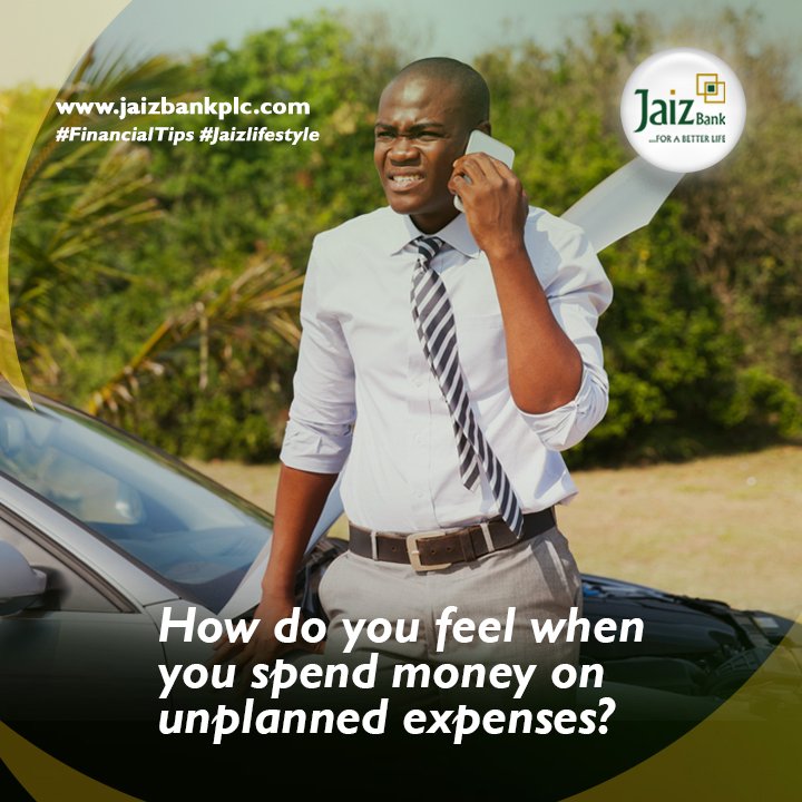 JaizBankNG's tweet image. How do you feel when you spend on unplanned expenses? How well are you prepared for these financial surprises? Good news! Your savings can help you deal with them. #SaveBetter #FinancialTips #JaizLifestyle #EthicalBanking