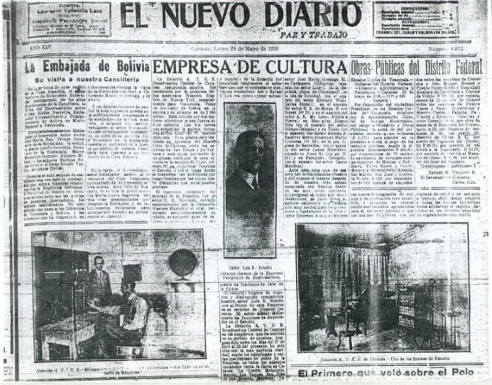 Hace 93 años llegó la Radio a Venezuela. El 23/05/1926 se produce la primera transmisión de la emisora AYRE. ¿Algo que celebrar hoy? Bueeee.. Según la ONG Espacio Público, el régimen ha cerrado 144 estaciones desde 2004.