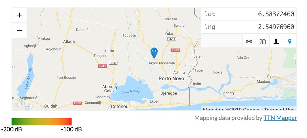 marcozennaro's tweet image. First TTN gateway installed in Benin, at IMSP! @ttn_gateways @thethingsntwrk  #IoT4D @ttnmapper
