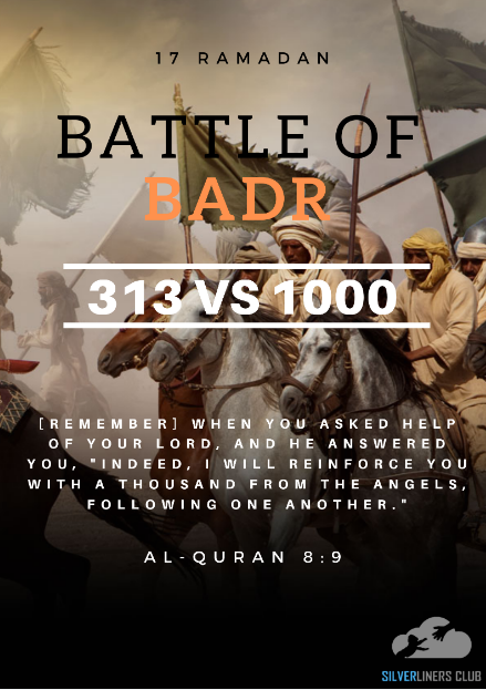 Silverlinersclub 17thramzan Today Is Youmulfurqan Haq Vs Batil 313 Vs 1000 Youmebadr Mubarak To All Muslims May Allah Bless Us All 17ramadan Ghazwaebadr T Co Ypy4pz6eij