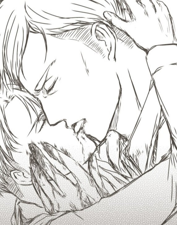 My old works of Eruri…KISS ? Time is too tight to draw a new one ? So exciting to open this image in the crowded train?
#エルリキスの日
#キスの日エルリ