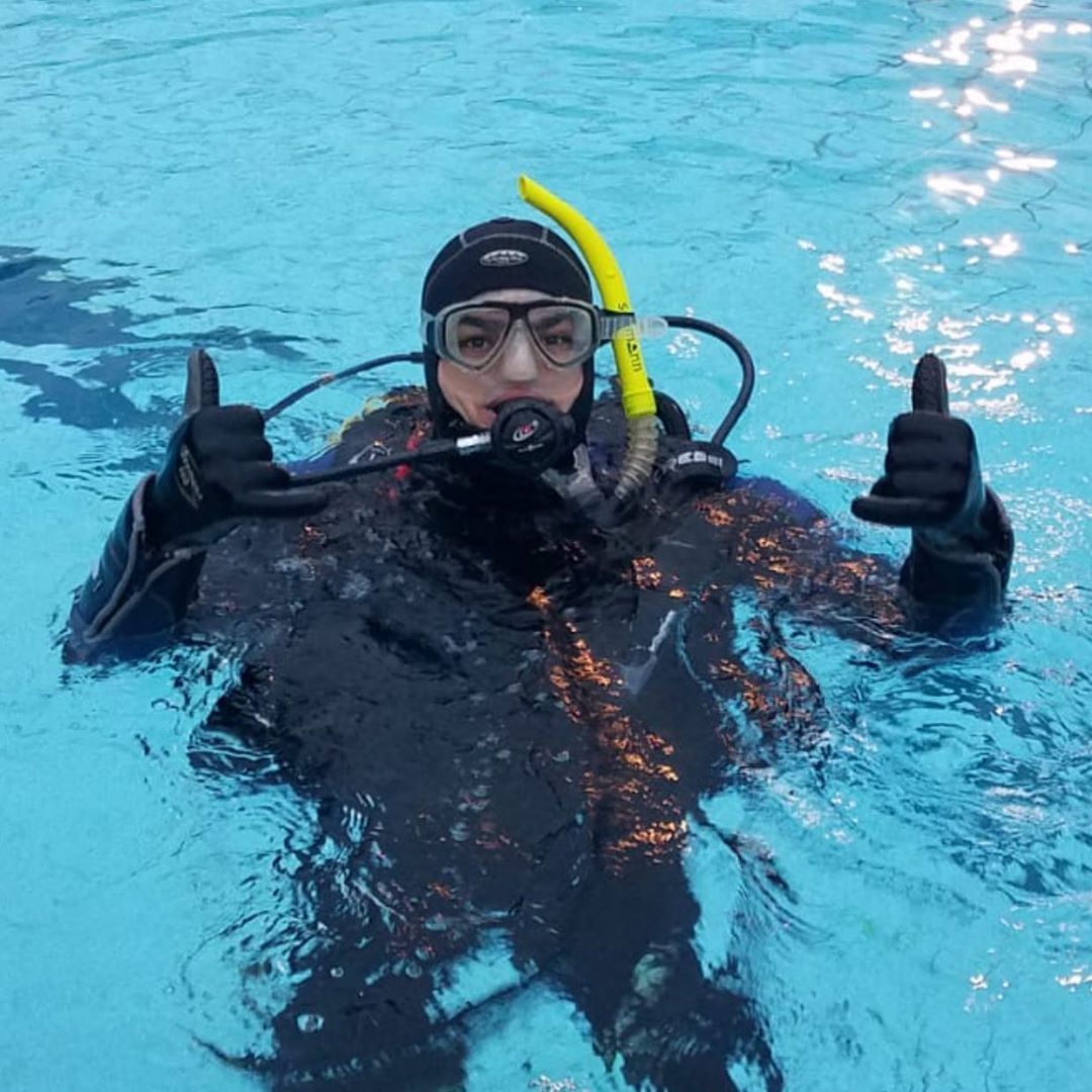 Few more days to my scuba certification ❤