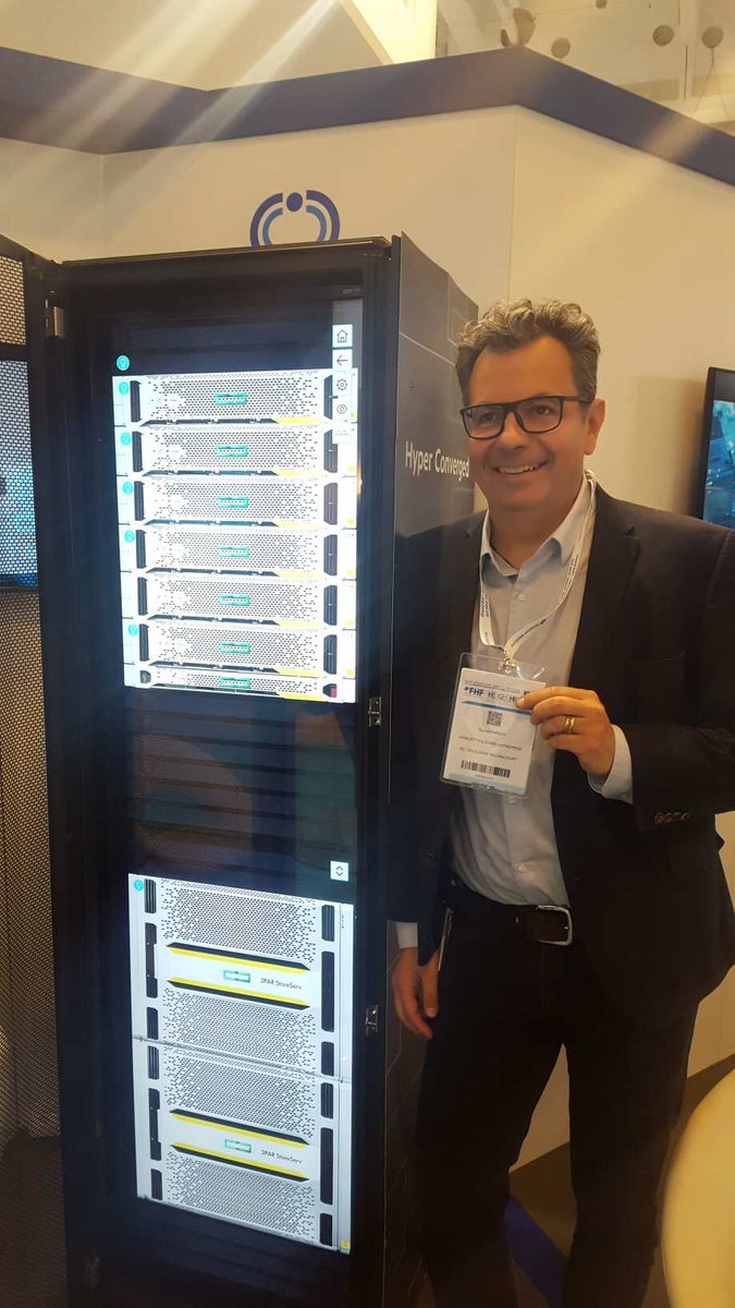 Michel3PARent's tweet photo. Salon #HIT @ParisHealthcare stand HPE #3PAR et le #HPEIntelligentStorage https://t.co/h3Gvn2iip1