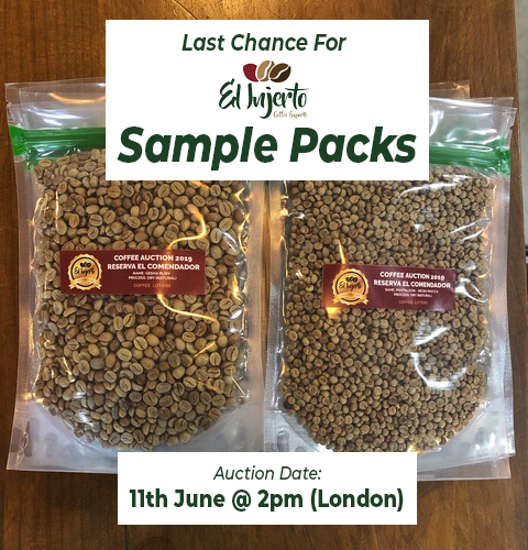 sensiblecoffee's tweet photo. / LAST CHANCE / 

Make sure to get hold of your Samples from @elInjertoCoffee to avoid disappointment, they won't be available much longer!! 

#tinymoccas #legendarygeisha #malawigeisha #pacamara #specialtycoffee #auction #coffeeauction #elinjertocoffee #elinjerto https://t.co/GBxM7OWqsU