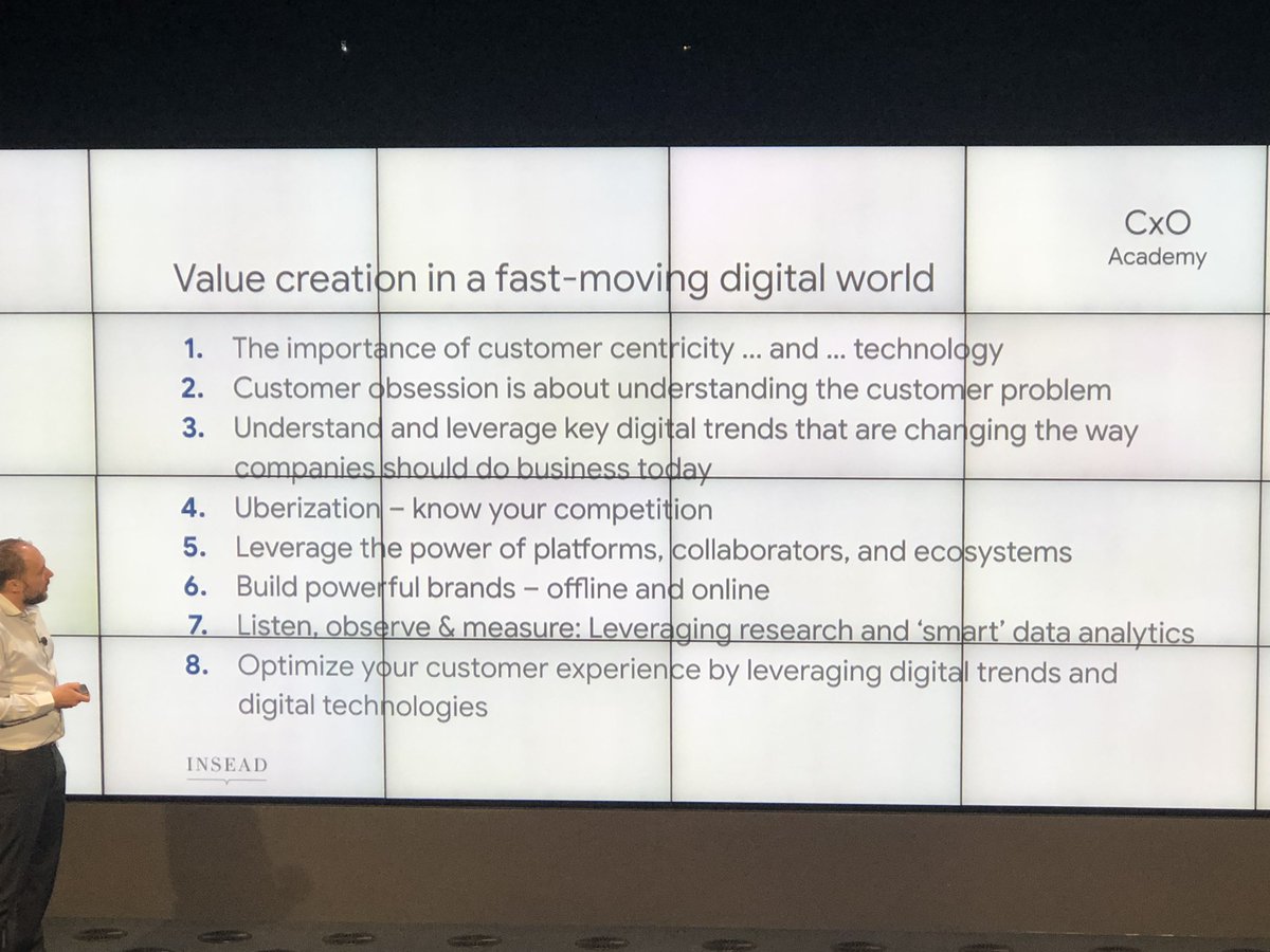 C1an_'s tweet photo. How can you create value in a fast moving digital world?  

Understand your customer’s problem, leverage digital trends and tech, know your competition, observe and measure and optimise your CX. #CxOAcademy https://t.co/QkXprr0Lhf