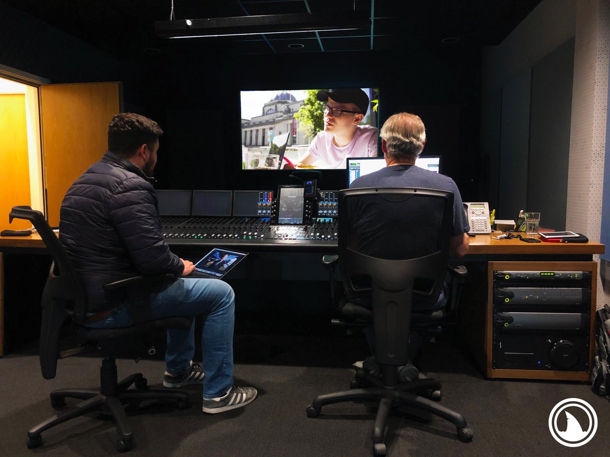Sharkbiscuit's tweet photo. Props to Zac for successfully directing his first audio session last week and helping see out our latest broadcast project. https://t.co/PaGpte9l85