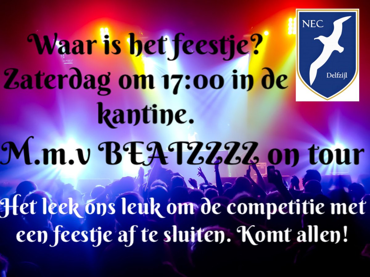 vvNECDelfzijl's tweet image. Zegt het voort!!