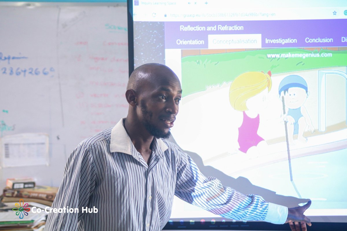 GOGAProject's tweet photo. It's Week 2 of the #GOGAPilot in #Nigeria!

Zumuratul Islamiyya Secondary school's SS2 Physics Class enjoyed conducting experiments to learn how light travels from one medium to another using the 'Reflection and Refraction' #GOLABZ taught by Master Trainer, Alaba Ogunsina.

#GOGA https://t.co/Xmy59T2v7w