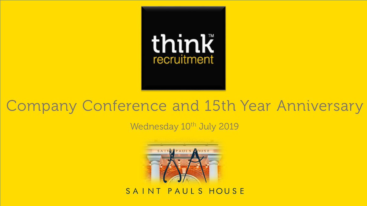 ThinkRecruit's tweet image. **Company Conference &amp;amp; 15th Year Anniversary Announcement**
thinkrecruitment.co.uk/news/think-com…
#recruitment #think #teamthink #thinkrecruitment #awards #recruiting