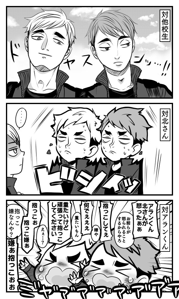 つむとさむの振り幅 