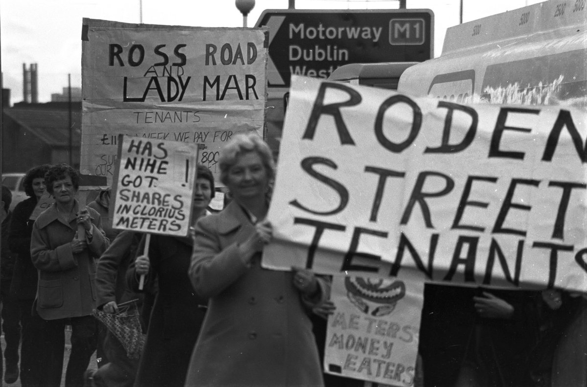 CllrBlack's tweet photo. We want heat not cold feet campaign circa 1982... Female leaders including Ann Connolly #homeissues #positiveprotest https://t.co/YBEykTp2hP