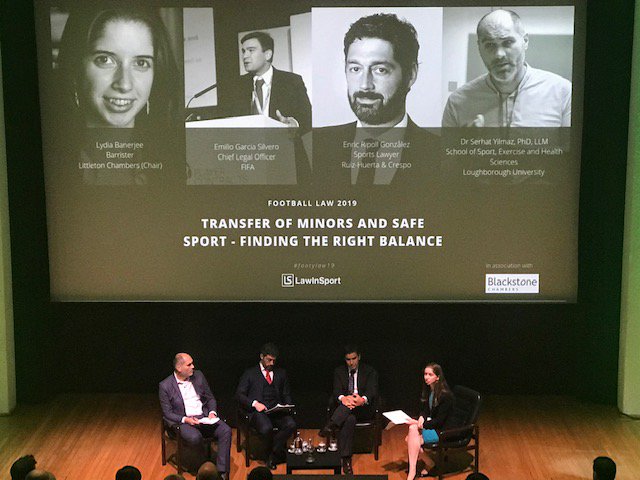 Lydia Banerjee Speaking on the panel at the @LawInSport Football Law Conference on Transfer of Minors and Safe Sport - Finding the Right Balance #footylaw19. Please say hi to the @Littleton1 team over a coffee if you are there #SportsLaw