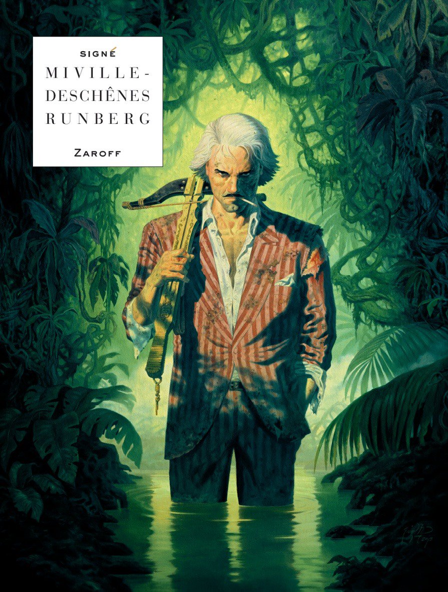 pifpafpoummagbd's tweet image. Après Reconquêtes, #FrancoisMiville-Deschenes nous offre un nouvel éblouissement esthétique avec #ZAROFF @SylvainRunberg @LeLombard