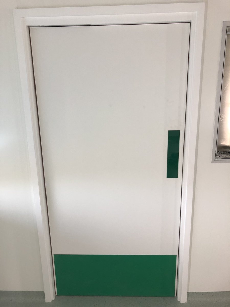 ProjaxInteriors's tweet image. Laminated White &amp;amp; Beech Doors we have recently supplied to @ Russell’s Hall Hospital. @Vistamatic vision panels and @Yeomanshield door edge and face protection. #doors #yeomanshield #vistamatic #quality
