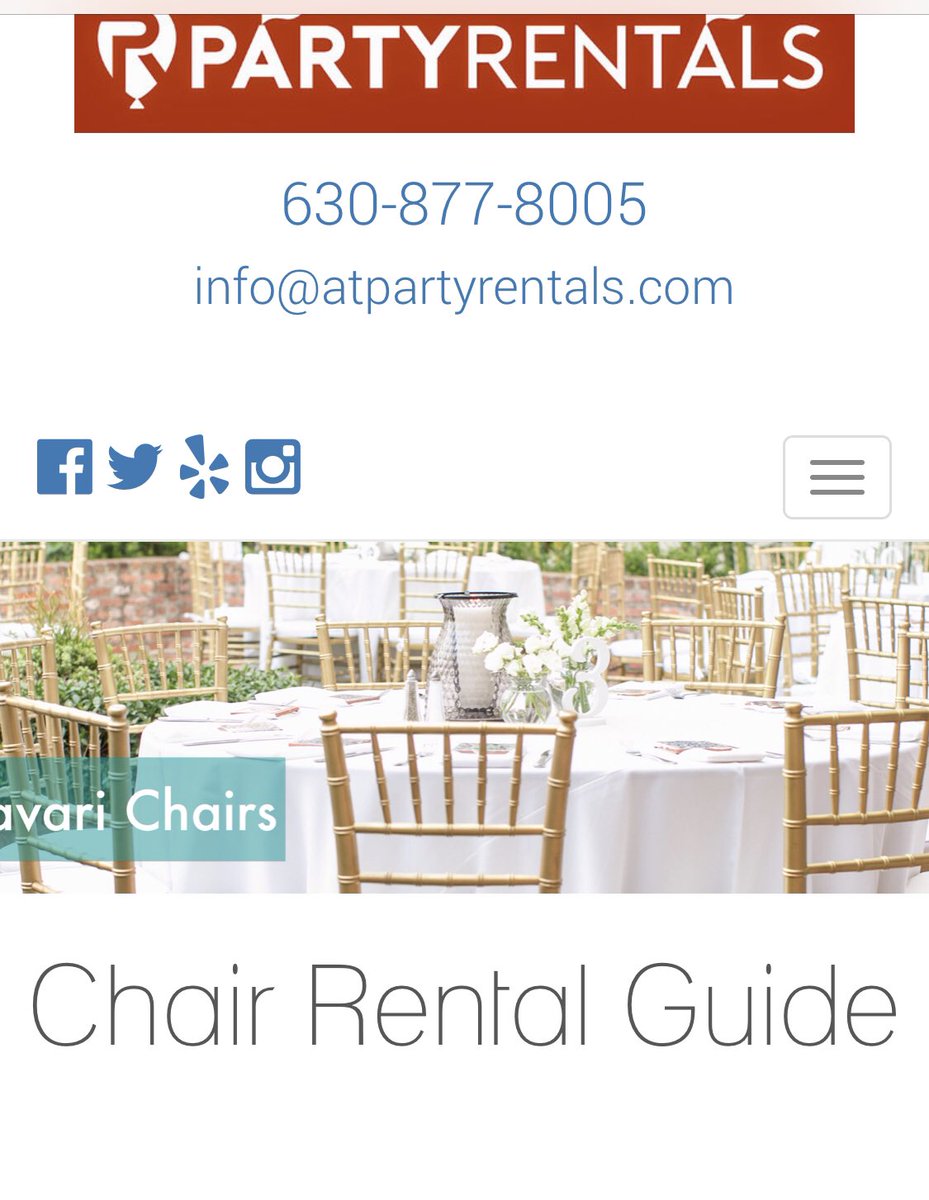 PartyRentalsinc's tweet photo. 🎊Make Sure Everyone Has A Seat At Your Next Event! https://t.co/xisPbnF5wR 🔗 
#bolingbrook #naperville #darien #wheaton #eventrentals #partyrentals #chicago #chairrentals https://t.co/sSPO3iq2ML