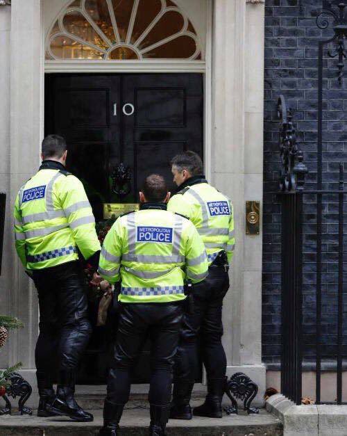 Police called to London home as crazed tenant refuses to leave.