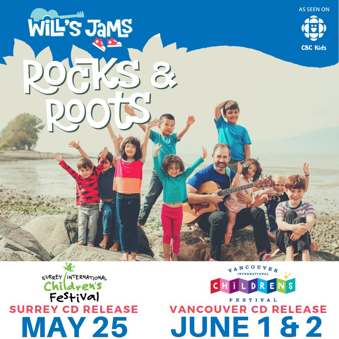 The release of #RocksandRoots is only days away and I'm getting excited for the concerts! Hope I'll see you at the #SurreyInternationalChildrensFestival on May 25th! Get your tickets today! surrey.ca/childrensfesti… @surreybcevents